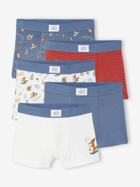 Lot de 5 boxers garçon - vertbaudet enfant Garçon-Lot de 5 boxers garçon