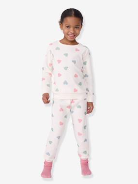 Pyjama enfant coeurs - vertbaudet enfant