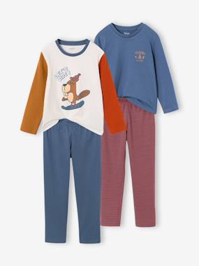 Lot de 2 pyjamas garçon - vertbaudet enfant Garçon-Lot de 2 pyjamas garçon