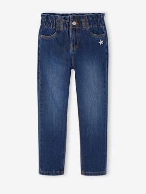 Pantalon paperbag fille - vertbaudet enfant Fille-Pantalon paperbag fille