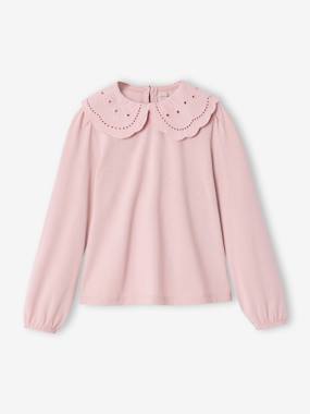 T-shirt manches longues fille - vertbaudet enfant Fille-T-shirt manches longues fille