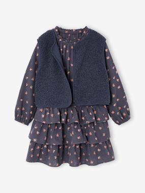 Ensemble robe et veste fille - vertbaudet enfant