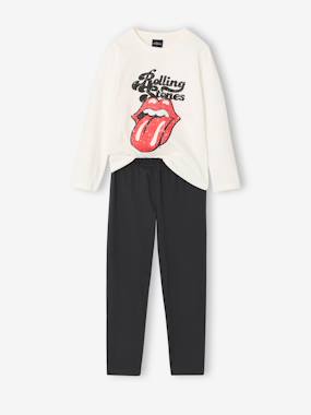Pyjama Rolling Stones fille - vertbaudet enfant Fille-Pyjama Rolling Stones fille