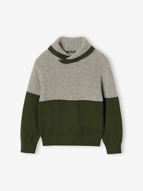 Pull col snood garçon - vertbaudet enfant Garçon-Pull col snood garçon