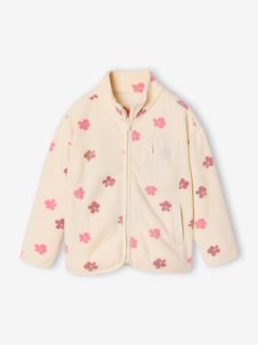 Sweat polaire fille zippé - vertbaudet enfant Fille-Sweat polaire fille zippé
