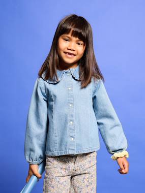 Chemise manches longues fille - vertbaudet enfant Fille-Chemise manches longues fille