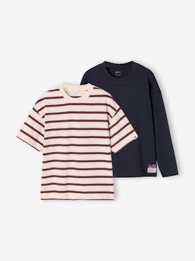 Lot de 2 T-shirts garçon - vertbaudet enfant Garçon-Lot de 2 T-shirts garçon