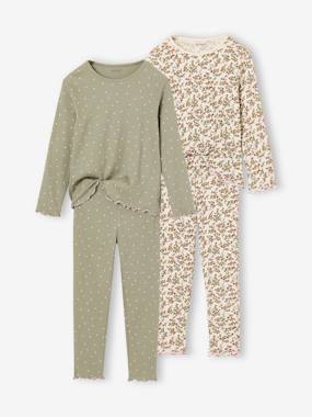Lot de 2 pyjamas fille - vertbaudet enfant Fille-Lot de 2 pyjamas fille