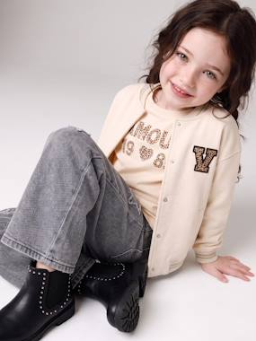 T-shirt manches longues fille - vertbaudet enfant