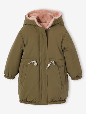 Parka réversible enfant fille - vertbaudet enfant