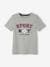 T-Shirt with Sports Motifs for Boys GREY MEDIUM MIXED COLOR+marl grey+royal blue - vertbaudet enfant 