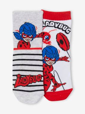 Lot de 2 paires de mi-chaussettes Miraculous® - vertbaudet enfant -Lot de 2 paires de mi-chaussettes Miraculous®