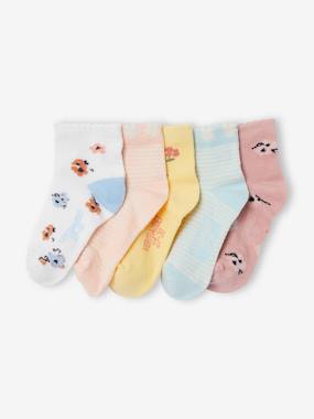 Lot de 5 paires de mi-chaussettes licornes - vertbaudet enfant -Lot de 5 paires de mi-chaussettes licornes