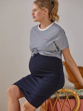 Striped Cotton T-Shirt, Maternity & Nursing Special  - vertbaudet enfant