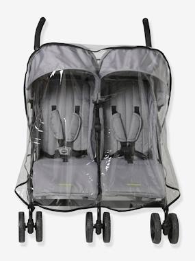-Universal Rain Cover For Side-by-Side Double Pushchair
