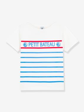 Short Sleeve T-Shirt in Cotton for Boys by PETIT BATEAU  - vertbaudet enfant