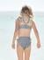 Striped Bikini for Girls BLUE DARK STRIPED - vertbaudet enfant 