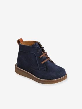 Bottines lacées cuir bébé - vertbaudet enfant Bottines lacées cuir bébé - vertbaudet enfant