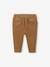 Fleece Sweatshirt + Corduroy Trousers Combo for Babies WHITE LIGHT SOLID WITH DESIGN - vertbaudet enfant 