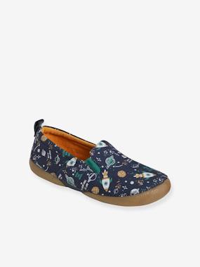 Chaussons élastiqués garçon en cuir - vertbaudet enfant -Chaussons élastiqués garçon en cuir