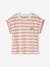 Striped T-Shirt for Girls striped green+striped pink - vertbaudet enfant 