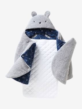 Transformable Baby Nest in Plush Fabric, Bear - vertbaudet enfant -Transformable Baby Nest in Plush Fabric, Bear