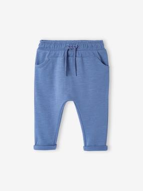 Baby Boys Fleece Trousers - vertbaudet enfant -Baby Boys Fleece Trousers