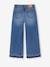 Wide-Leg Jeans, Frayed Hems, for Girls bleached denim+denim blue+denim grey+sky blue+stone - vertbaudet enfant 