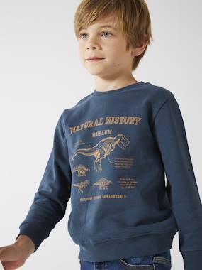 Sweat Basics motifs graphiques garçon - vertbaudet enfant -Sweat Basics motifs graphiques garçon