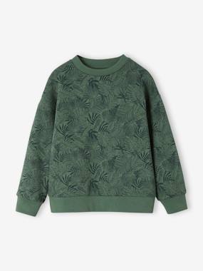Sweatshirt with Scribbles for Boys - vertbaudet enfant Boys-Cardigans, Jumpers & Sweatshirts-Sweatshirt with Scribbles for Boys