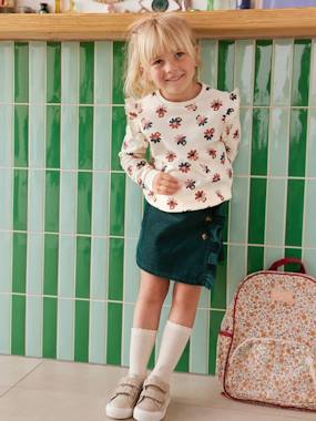 Envelope-type Corduroy Skort for Girls - vertbaudet enfant Girls-Envelope-type Corduroy Skort for Girls