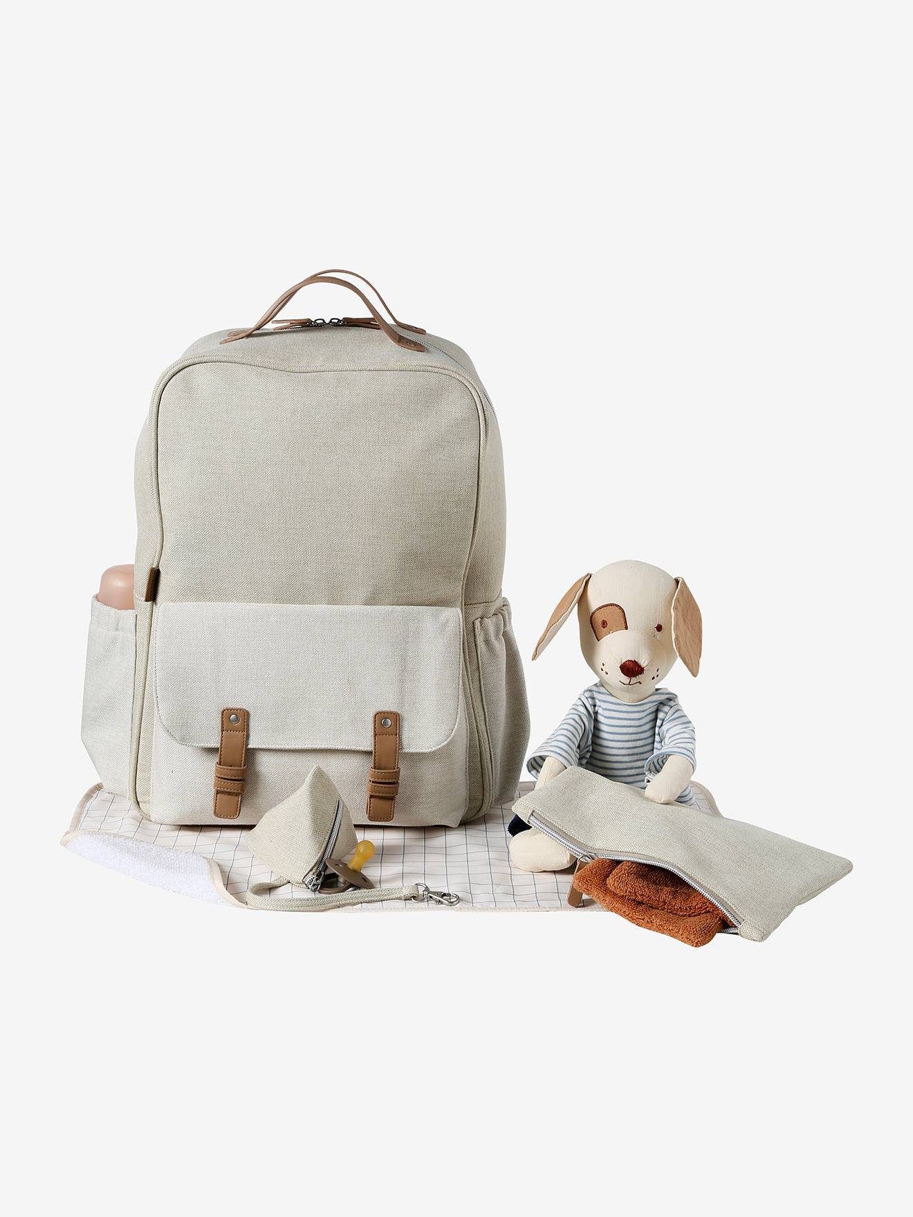 à Dos Sac A Langer Bebe Jouet Sac à Dos à Langer Bergen écru