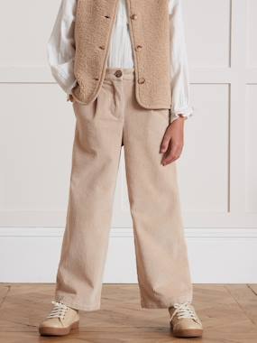 CYRILLUS wide-leg trousers - vertbaudet enfant -CYRILLUS wide-leg trousers