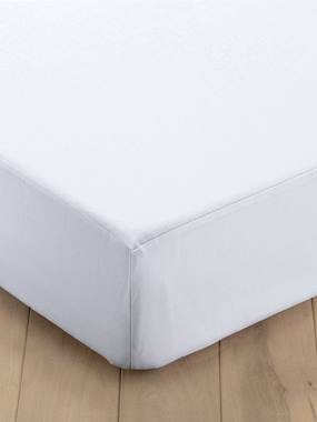 Easy-to-Clean Fleece Mattress Protector - vertbaudet enfant -Easy-to-Clean Fleece Mattress Protector