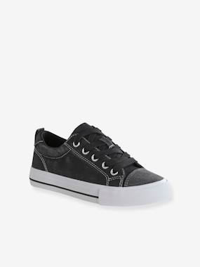 Vintage Lace-Up Trainers with Zip, for Kids - vertbaudet enfant