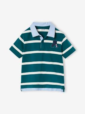 Polo effet 2 en 1 garçon - vertbaudet enfant Garçon-T-shirt, polo, sous-pull-Polo effet 2 en 1 garçon