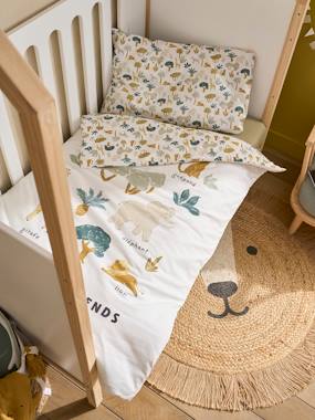 Duvet Cover & Pillowcase Set for Babies, SAVANNAH - vertbaudet enfant -Duvet Cover & Pillowcase Set for Babies, SAVANNAH