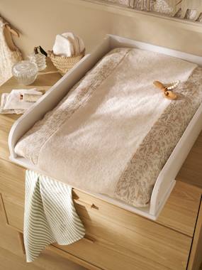 Dual Fabric Changing Mattress Cover in Cotton Gauze/Towelling - vertbaudet enfant -Dual Fabric Changing Mattress Cover in Cotton Gauze/Towelling