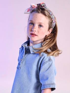 Foulard imprimé fleurs fille - vertbaudet enfant -Foulard imprimé fleurs fille