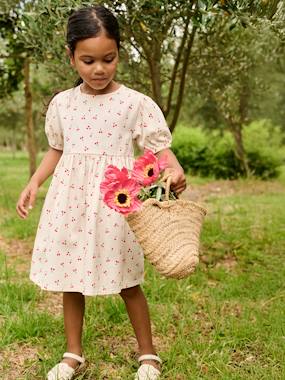 Robe fille manches ballon - vertbaudet enfant Fille-Robe fille manches ballon