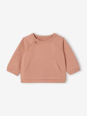 Lightweight fleece baby sweatshirt with pocket - vertbaudet enfant Lightweight fleece baby sweatshirt with pocket - vertbaudet enfant