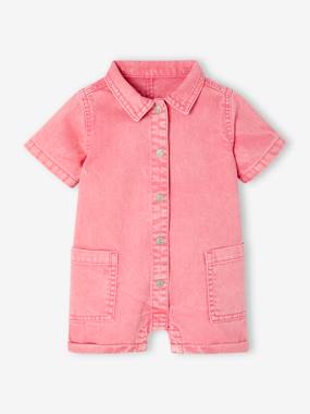 Twill Jumpsuit for Babies - vertbaudet enfant -Twill Jumpsuit for Babies
