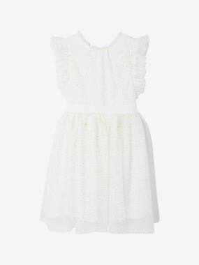 Occasion Wear Dress in Tulle for Girls - vertbaudet enfant Girls-Occasion Wear Dress in Tulle for Girls
