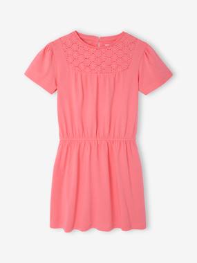 Robe détail en macramé fille - vertbaudet enfant Fille-Robe détail en macramé fille