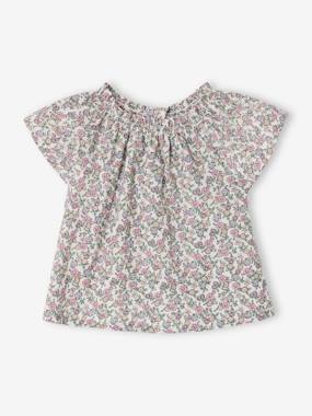 Printed floral baby blouse - vertbaudet enfant -Printed floral baby blouse