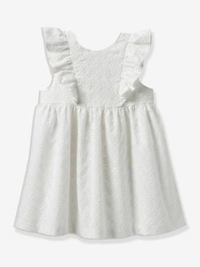 Robe brodée Sarah fille - cortège Plume - - vertbaudet enfant Robe brodée Sarah fille - cortège Plume - - vertbaudet enfant