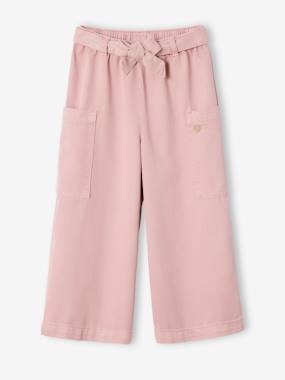 Pantacourt large en Lyocell fille - vertbaudet enfant Pantacourt large en Lyocell fille - vertbaudet enfant