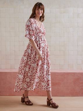 Robe longue cache-coeur grossesse et allaitement - vertbaudet enfant Robe longue cache-coeur grossesse et allaitement - vertbaudet enfant