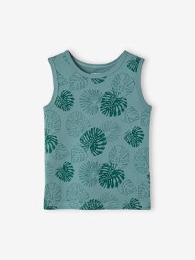 Débardeur motifs surf garçon - vertbaudet enfant Garçon-T-shirt, polo, sous-pull-Débardeur motifs surf garçon