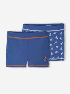 Pack of 2 Swim Shorts for Boys - vertbaudet enfant -Pack of 2 Swim Shorts for Boys